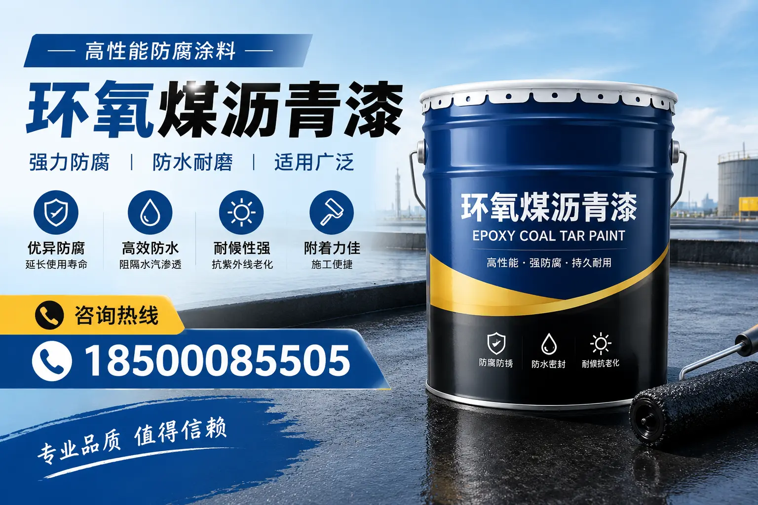 环氧煤沥青漆的主要成分与功能，梧州用户深度了解